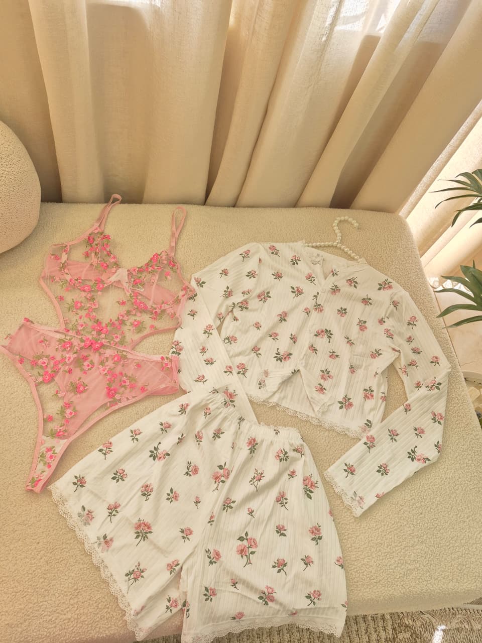 Flower PJ Set
