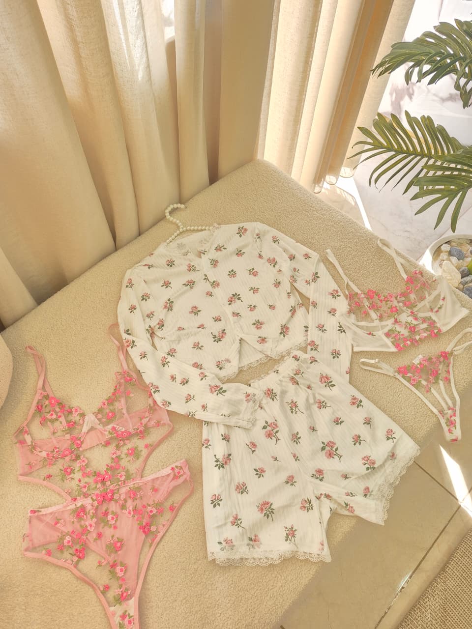 Flower PJ Set