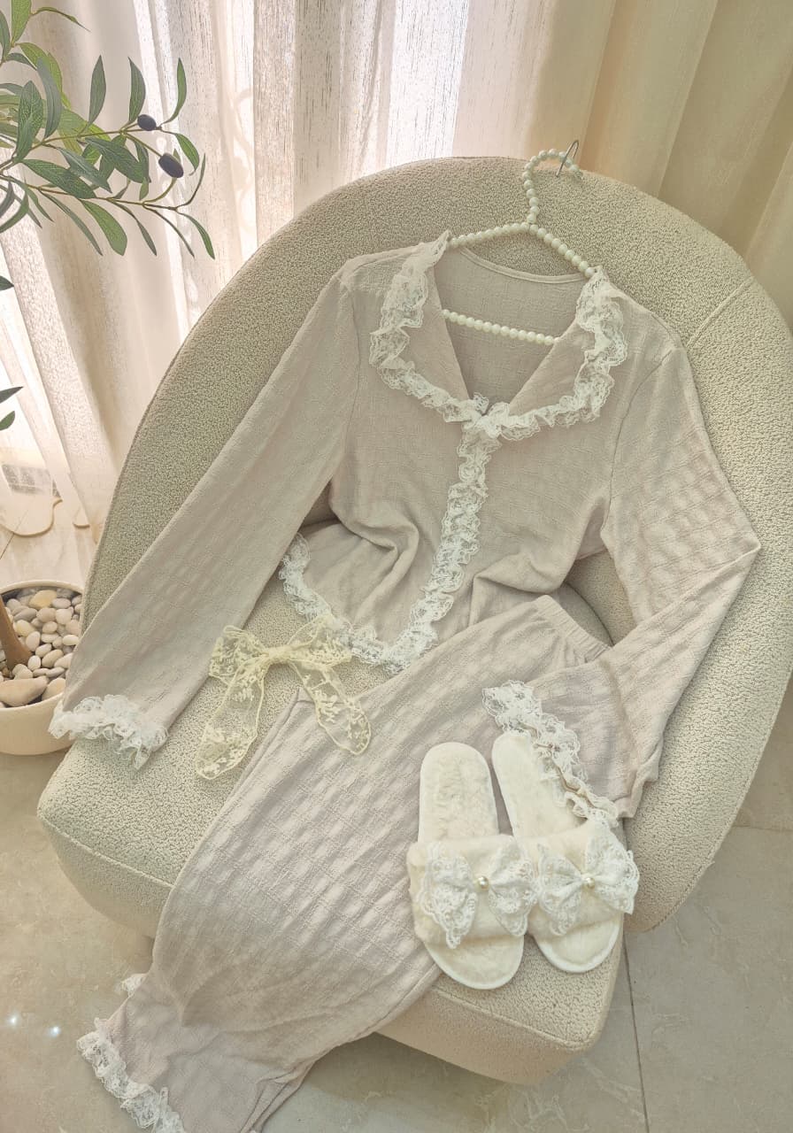 Classy Beige PJ Set