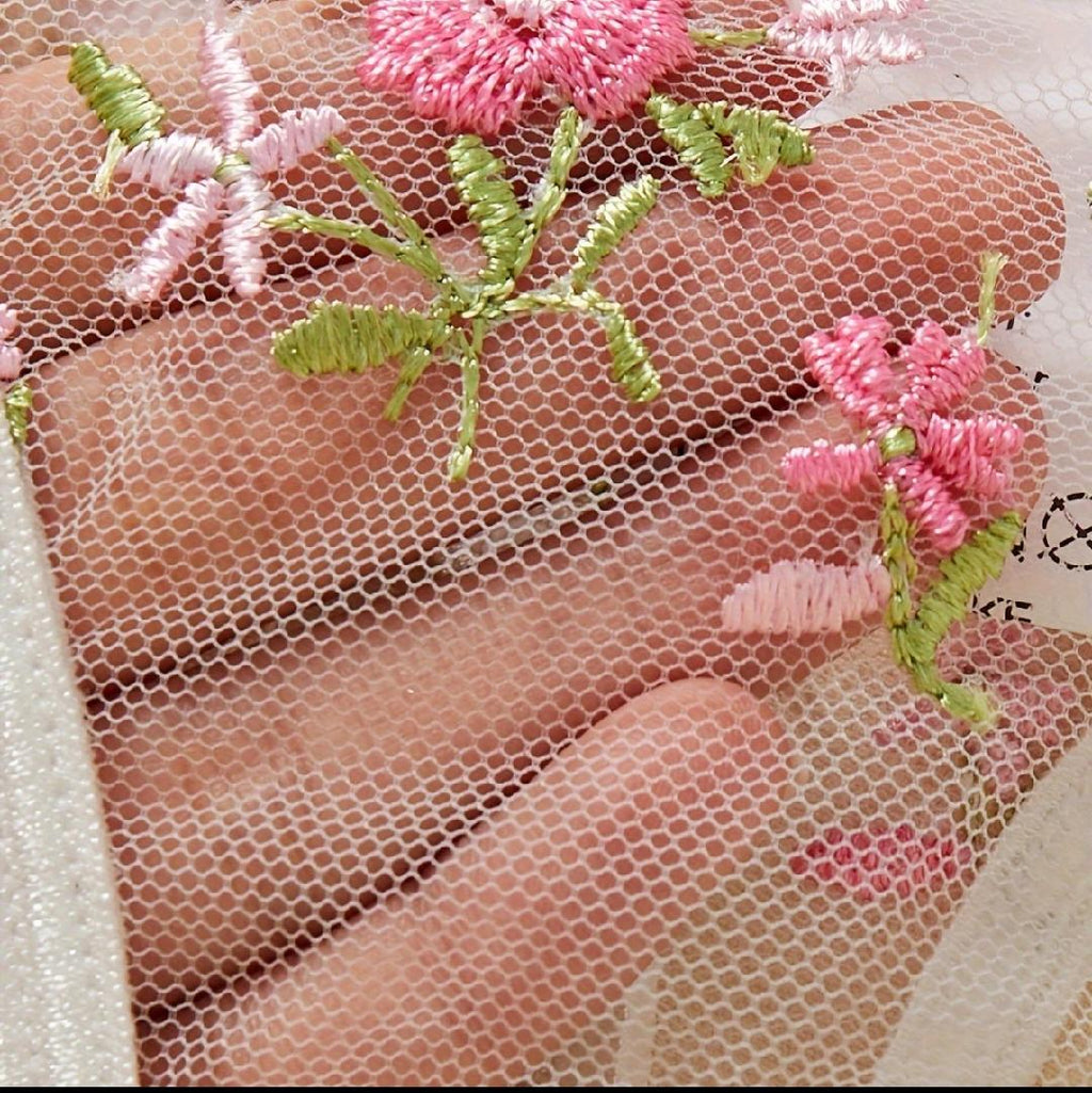 White Bridal Floral Set