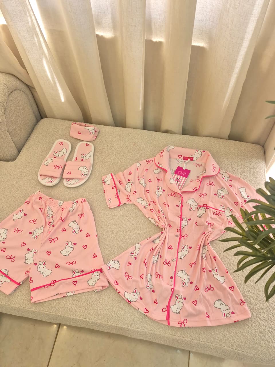 Cotton Bunny Short PJ Set