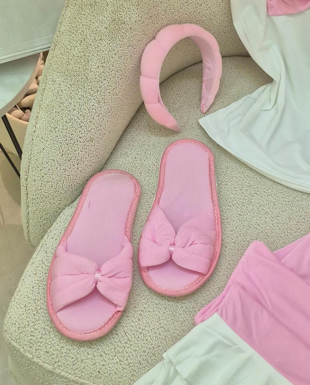 Pink Bow Charm PJ Set