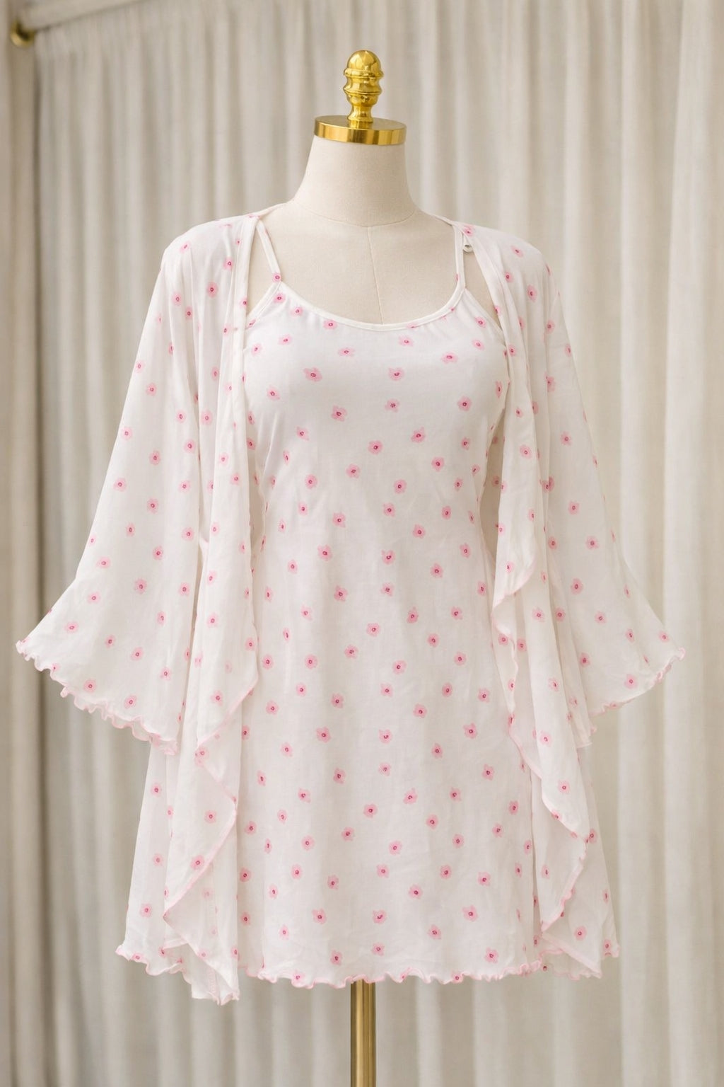 4 Pcs Flower Pajama Set