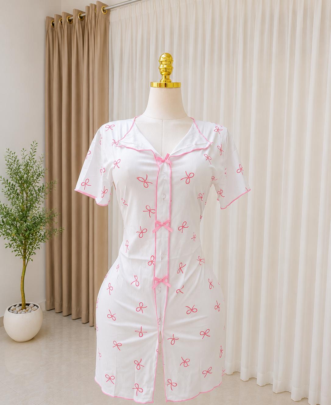 Bow Print Nightdress