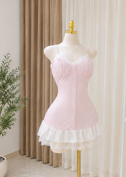 Soft Pink Sleep Dress