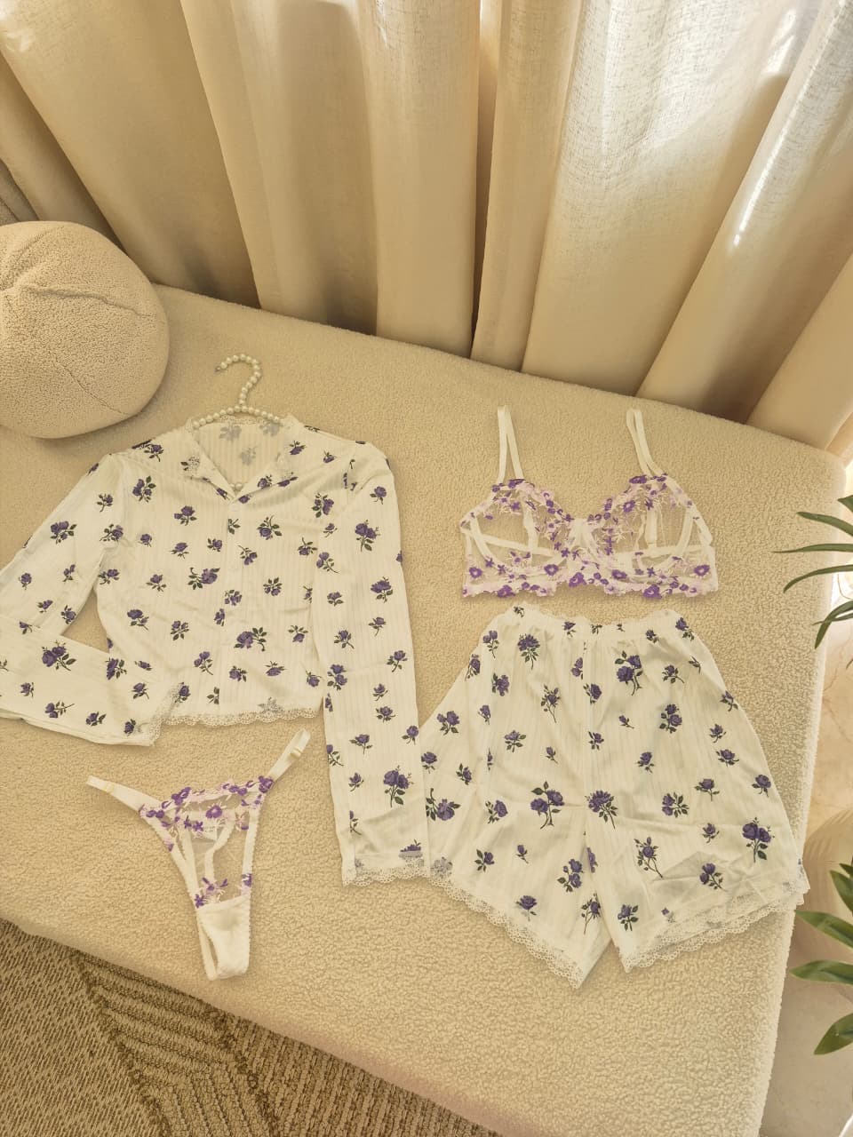 Purple Flower PJ
