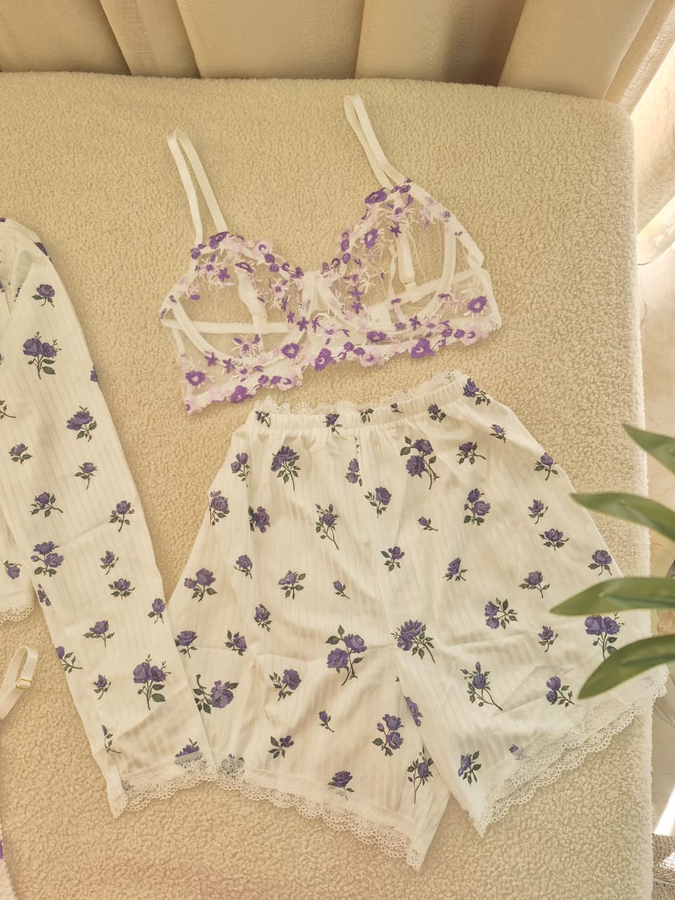 Purple Flower PJ