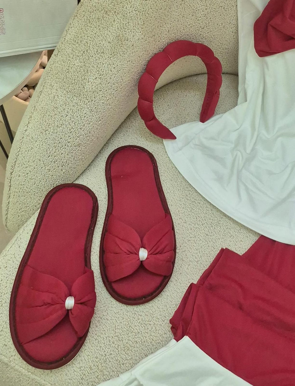Red Bow Charm PJ Set