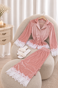 Rose Velvet Dream Pajama Set 2pcs