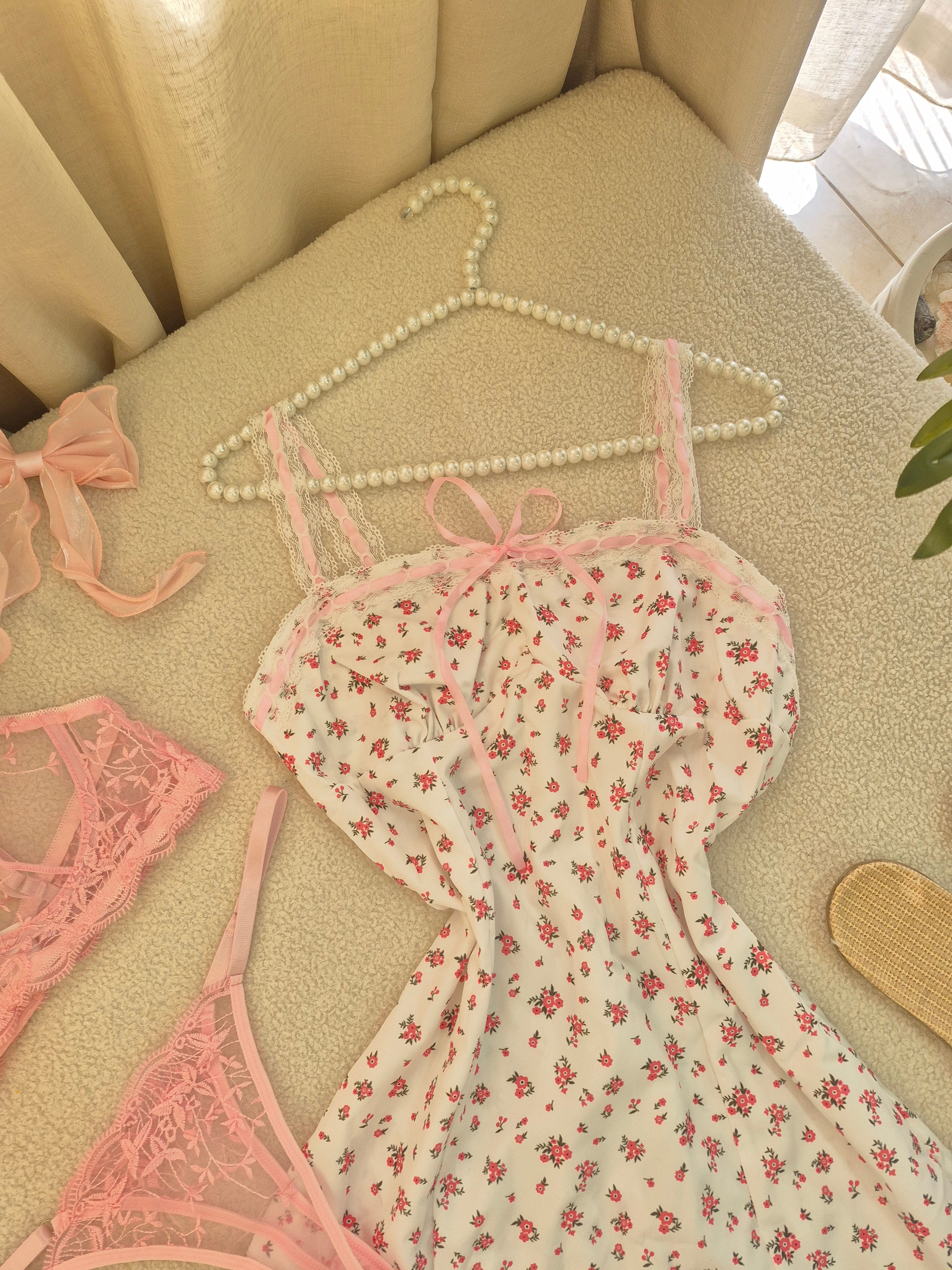Pink Floral Dress