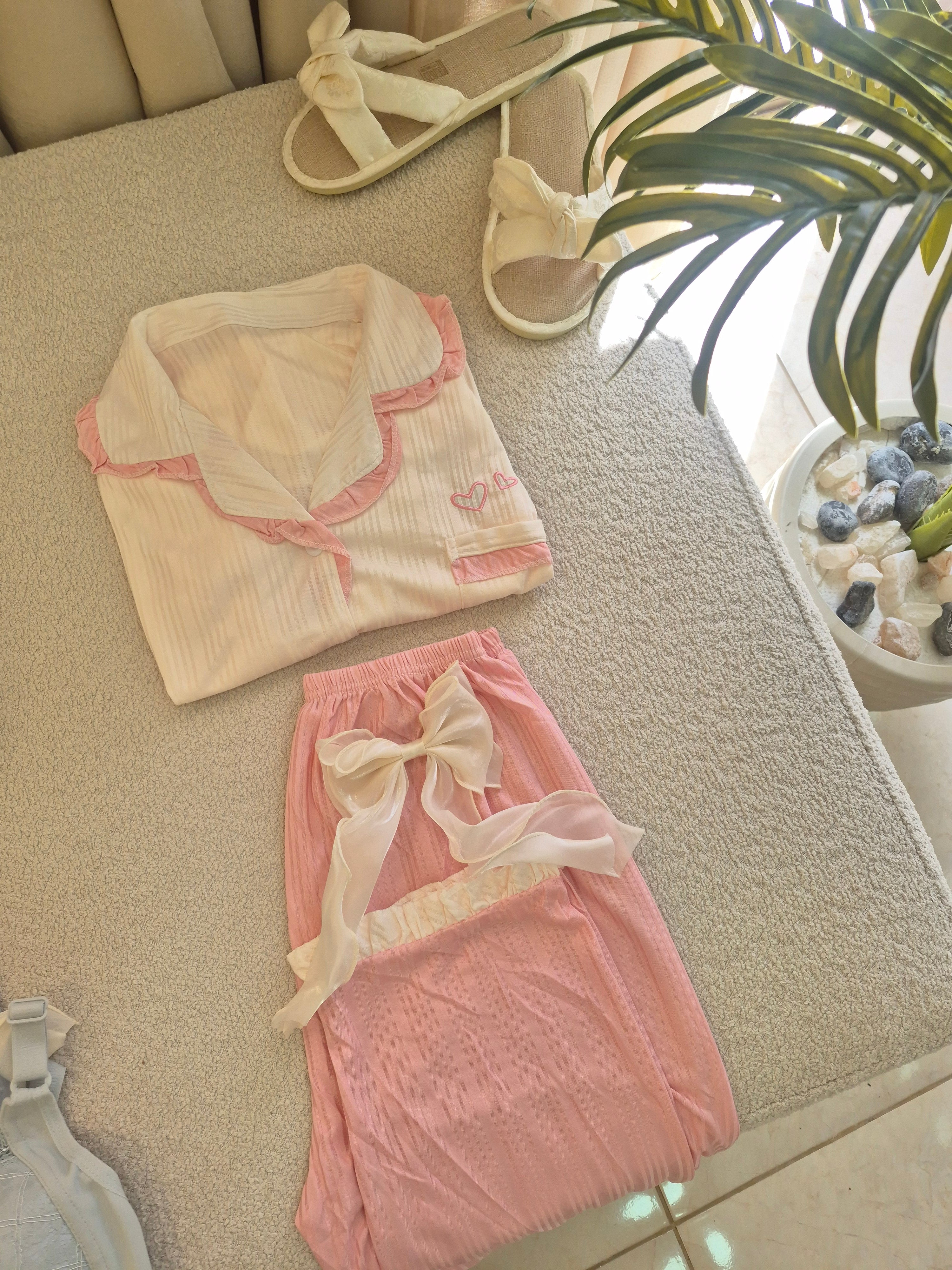 Blue and Pink Pajamas Set