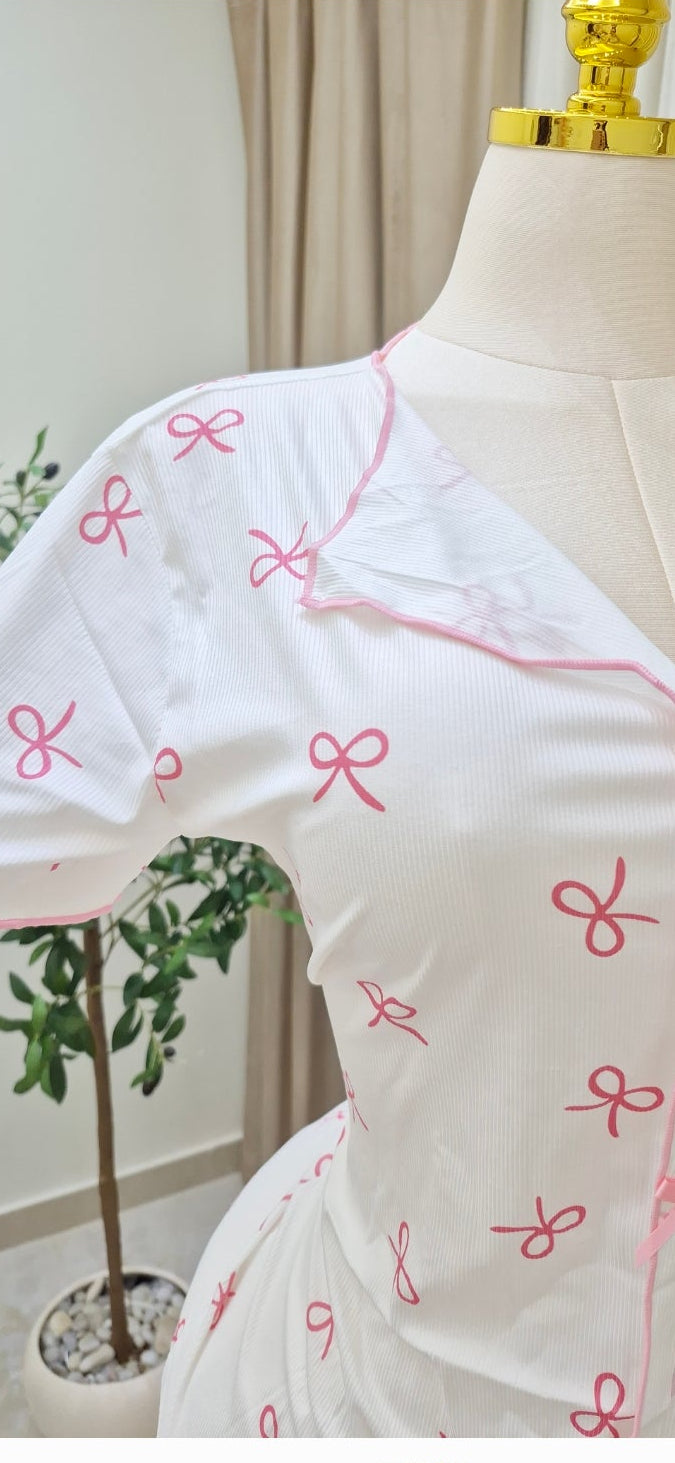 Bow Print Nightdress