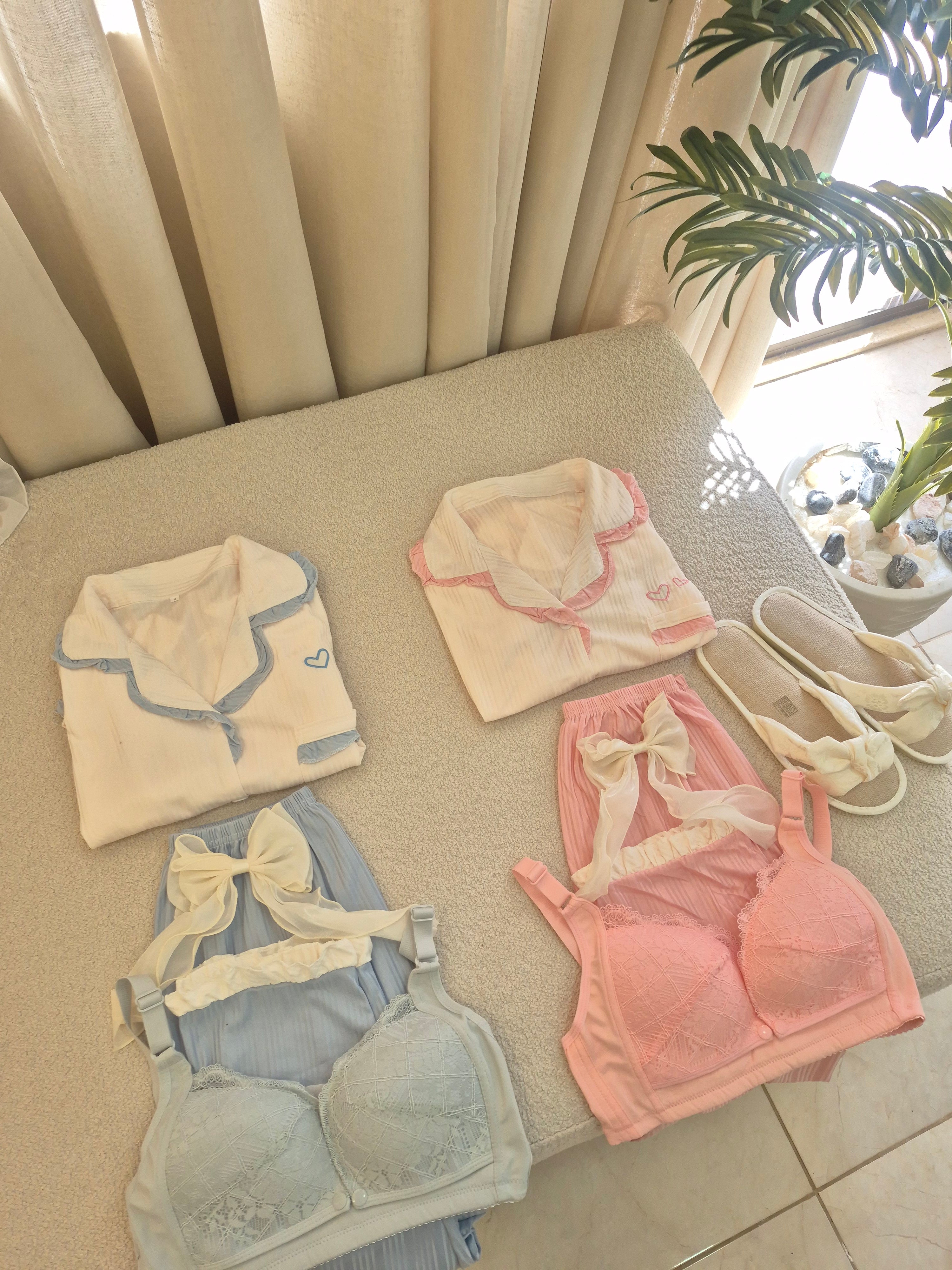 Blue and Pink Pajamas Set