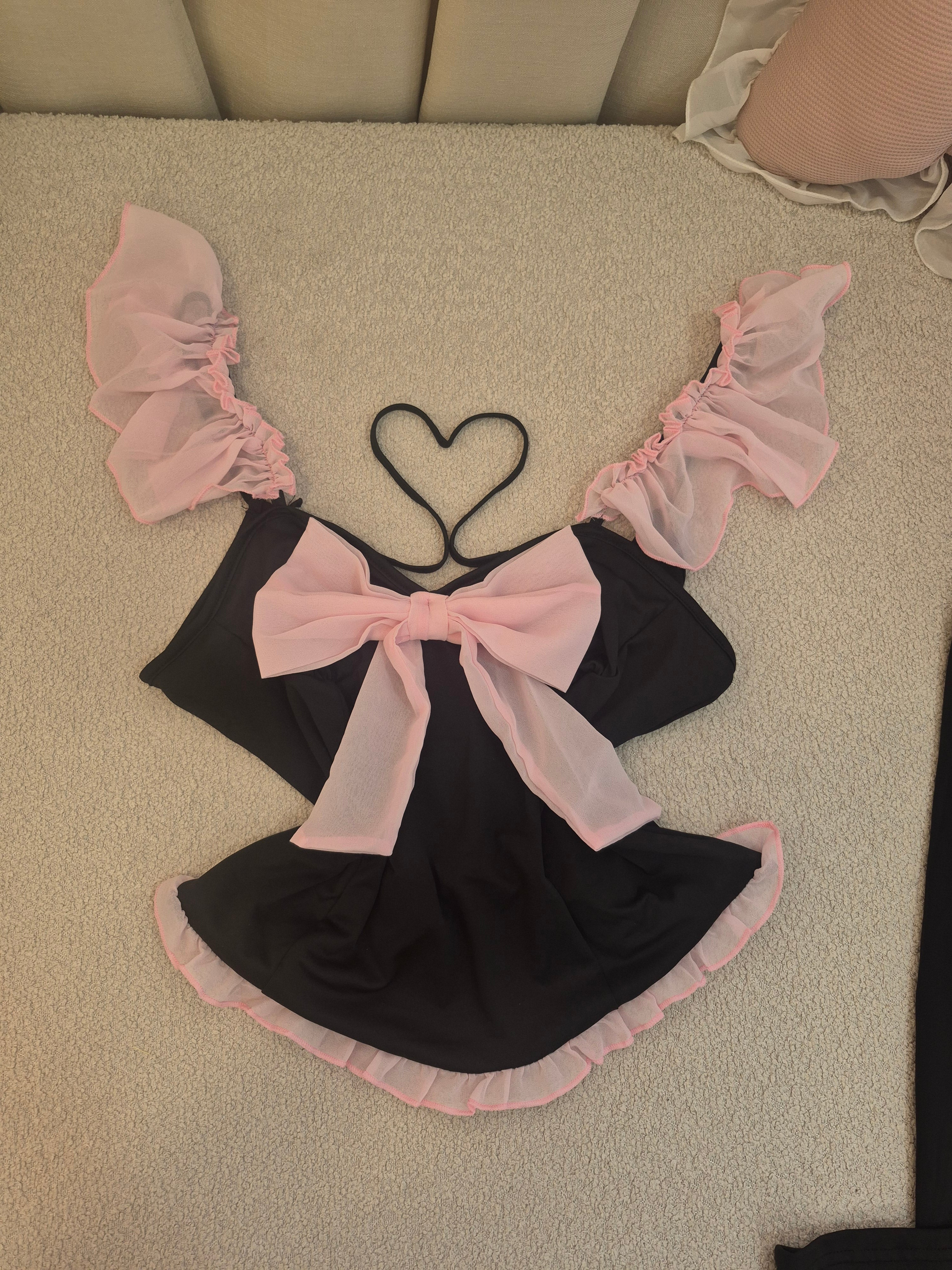 Black Bow Pajama Set🎀