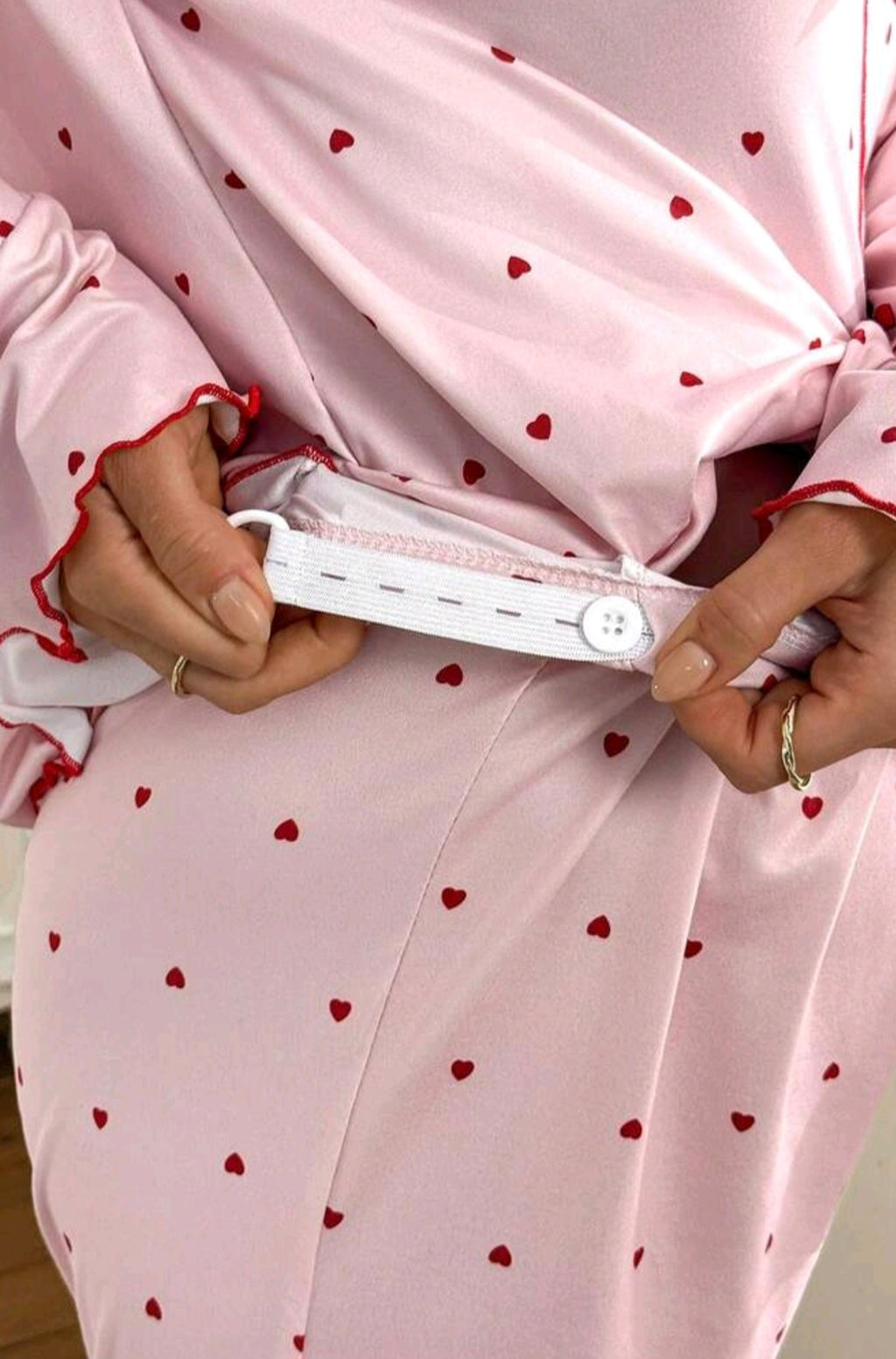 PINKY MATERNITY NURSING PAJAMAS & SLIPPER