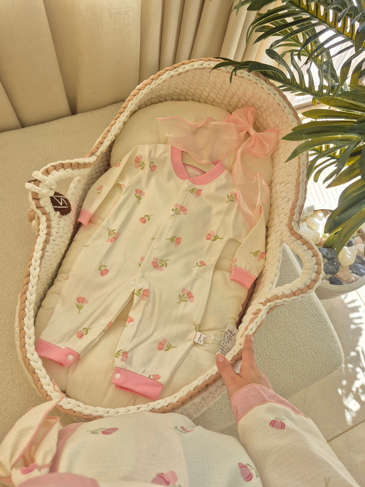 MOM & BABY Tulip Matching Set 4pcs