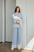 Maternity & Nursing Blue Pajamas